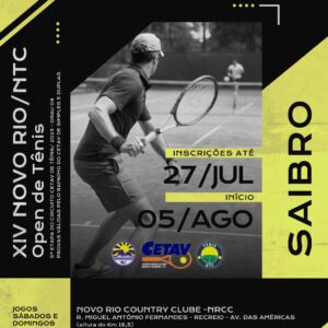 XX TIJUCA Open de Tênis 2023 - Circuito CETAV